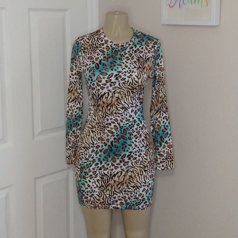 Leopard print dress